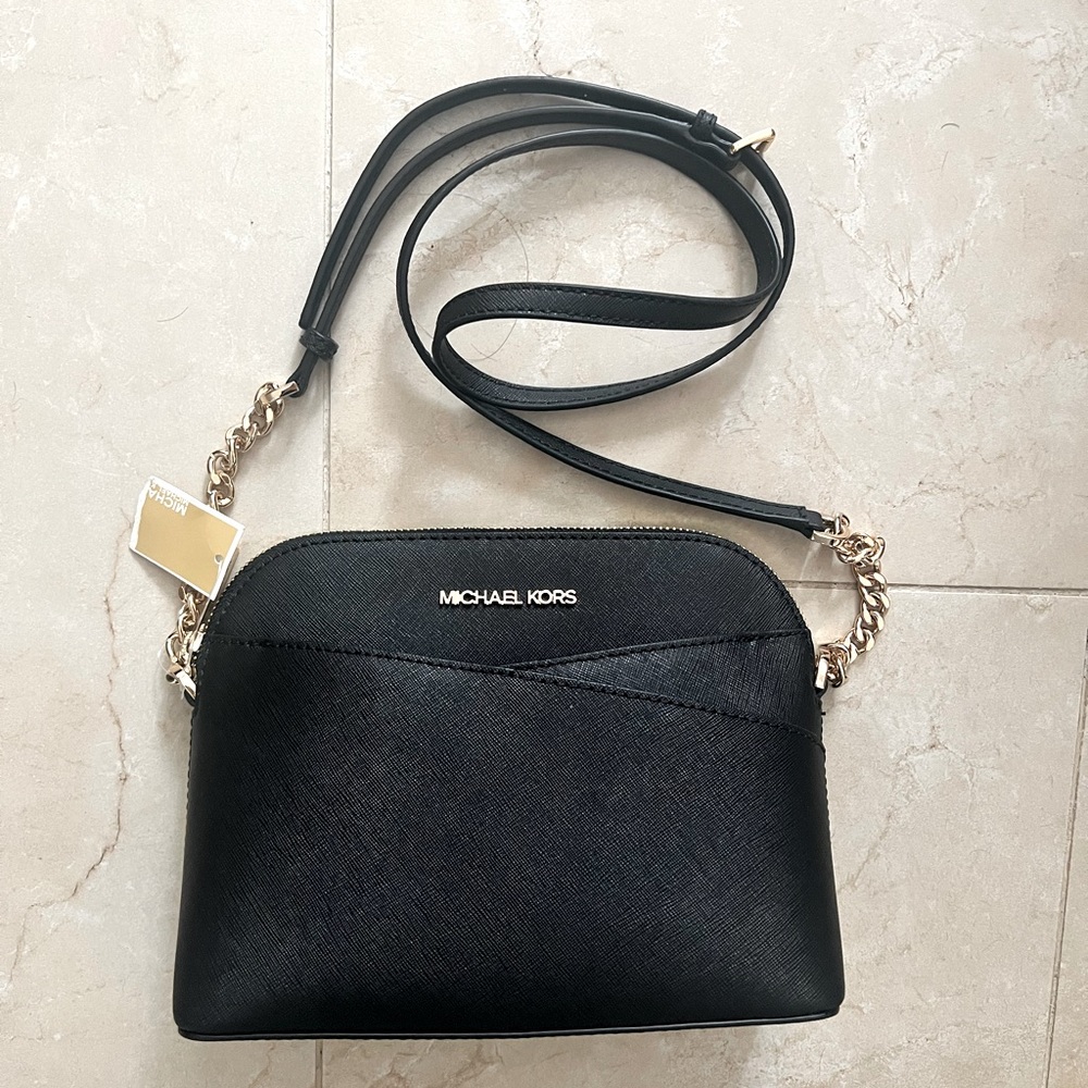 Michael Kors Purse Jet Set Travel Dome Crossbody Mk Bag - New